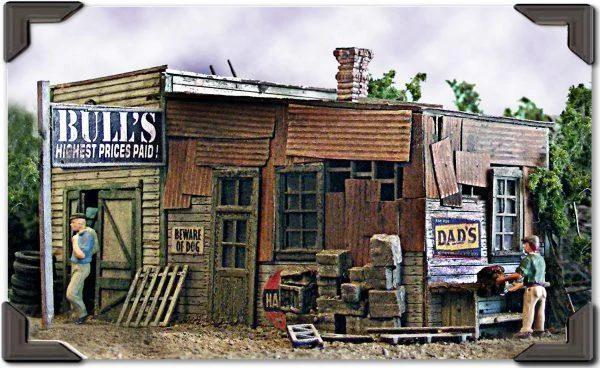 HO Scale Bar Mills Bull's Salvage #452 - Bar Mills Models
