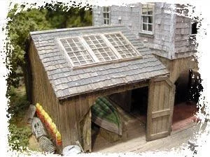 HO Scale Bar Mills Coastal Brown Shingles - Bar Mills Models