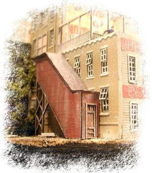 HO Scale Bar Mills Covered Stairwell Two Pack 405 - Bar Mills Models