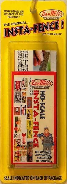 HO Scale Bar Mills InstaFence Kit - Bar Mills Models