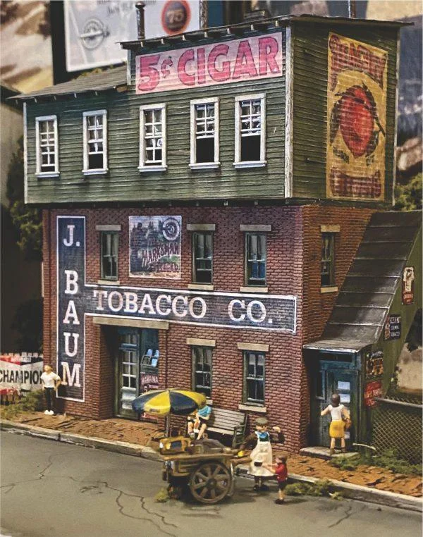 HO Scale Bar Mills J Baum Tobacco Company 372 - Bar Mills Models