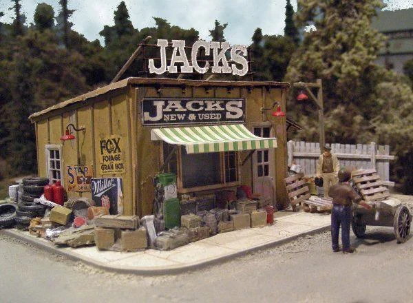 HO Scale Bar Mills Jack's Back Yard 542 - Bar Mills Models