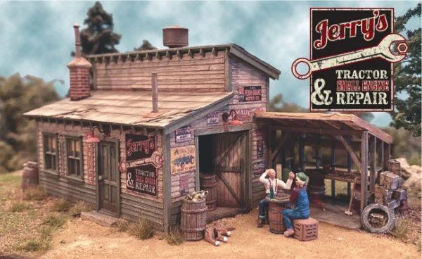 HO Scale Bar Mills Jerry's Small Engine Repair 252 - Bar Mills Models