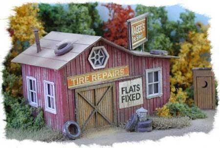 HO Scale Bar Mills Magee's Tire Repair 772 - Bar Mills Models