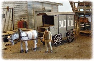 HO Scale Bar Mills Milk & Ice Wagons 752 - Bar Mills Models