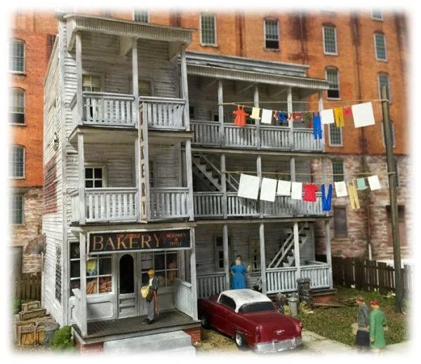HO Scale Bar Mills O'Douls Flop House 572 - Bar Mills Models