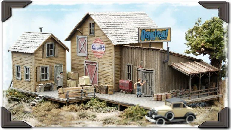 HO Scale Bar Mills Oakleaf Industries Model Kit - Bar Mills Models