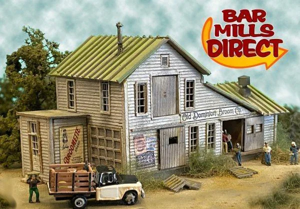 HO Scale Bar Mills Old Dominion Broom Co. 273 - Bar Mills Models