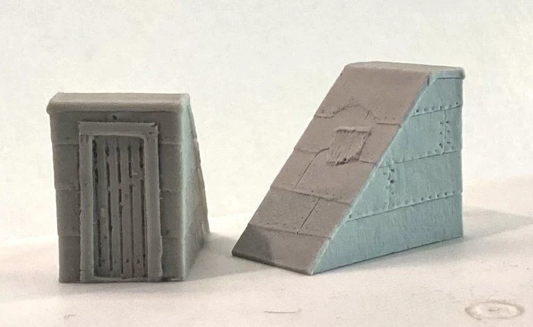 HO Scale Bar Mills Rooftop Stairwell 2023 - Bar Mills Models