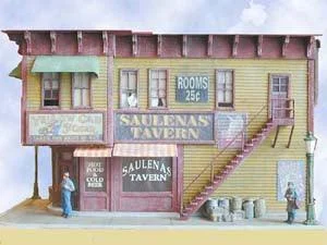 HO Scale Bar Mills Saulenas Tavern Model Kit - Bar Mills Models