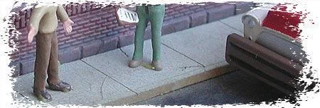 HO Scale Bar Mills SIdewalks in a Snap - Bar Mills Models