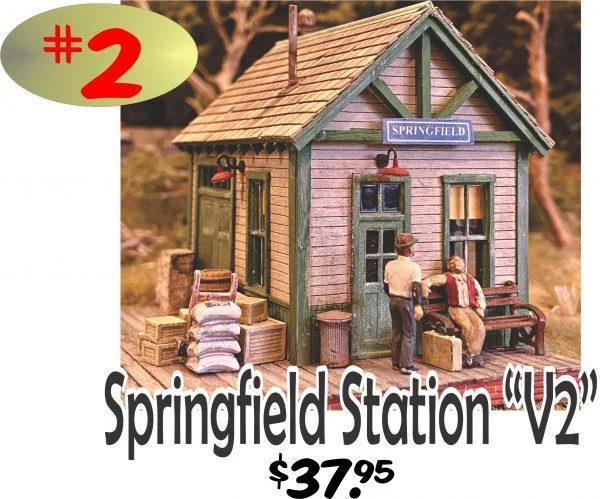HO Scale Bar Mills Springfield Stations 312 - Bar Mills Models