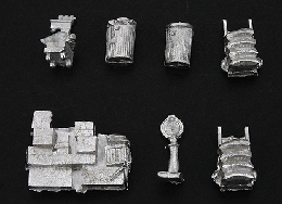HO Scale Bar Mills Street Stuff 205 - Bar Mills Models