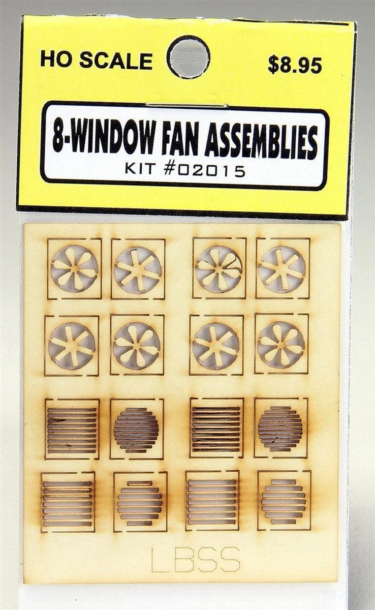 HO Scale Bar Mills Window/Vent Fans - Bar Mills Models