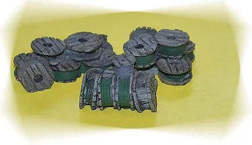 HO Scale Bar Mills Wire Cable Spool Asst 2004 - Bar Mills Models