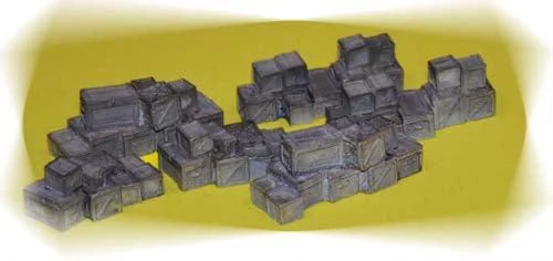 HO Scale Bar Mills Wooden Crate Stacks 2009 - Bar Mills Models