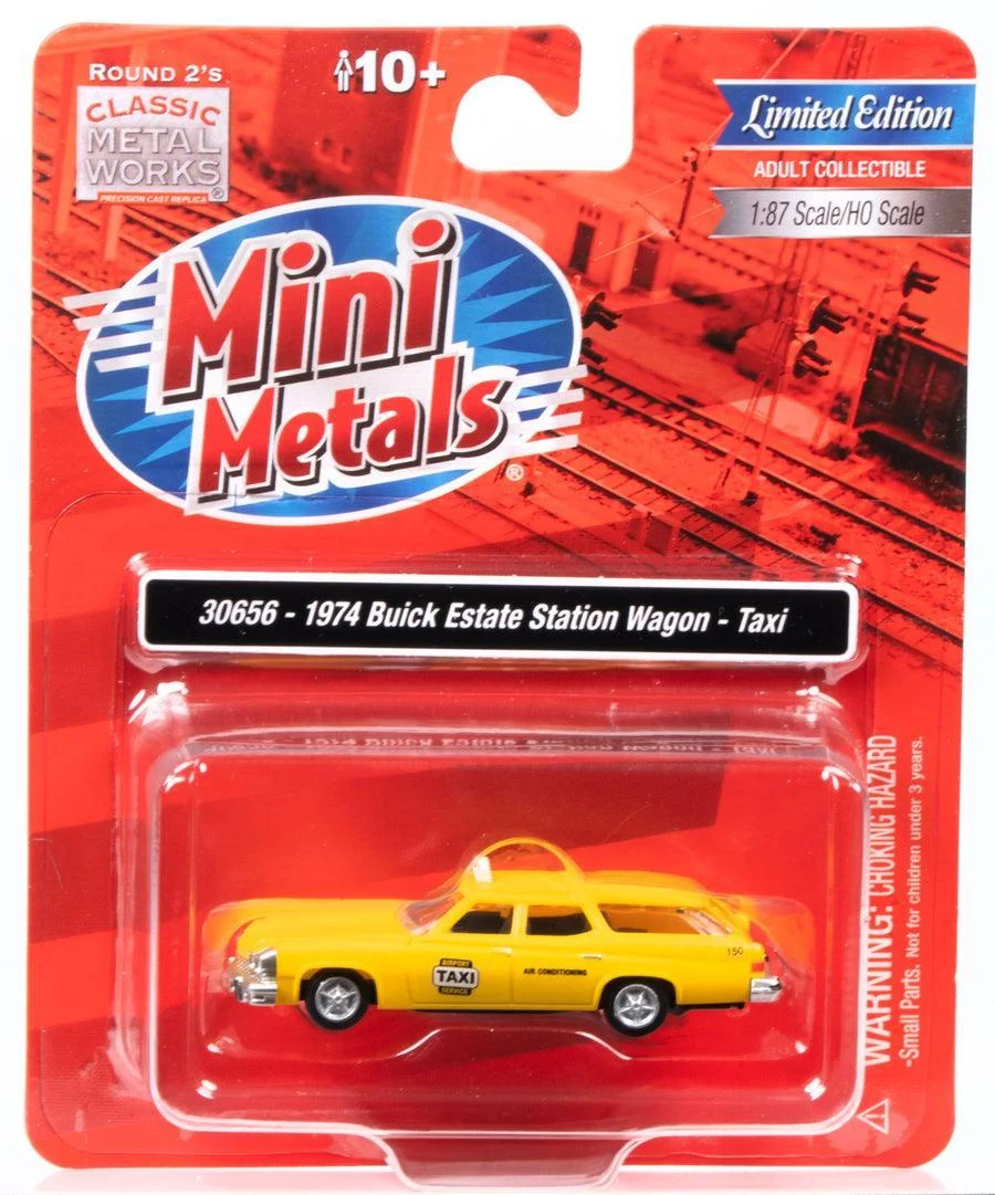 HO Scale Classic Metal Works '74 Buick Estate Station Wagon Taxi 30656