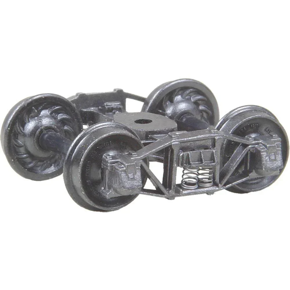 HO Scale Kadee #501 Arch Bar Trucks with 33" Ribbed Back Wheels- Metal Fully Sprung