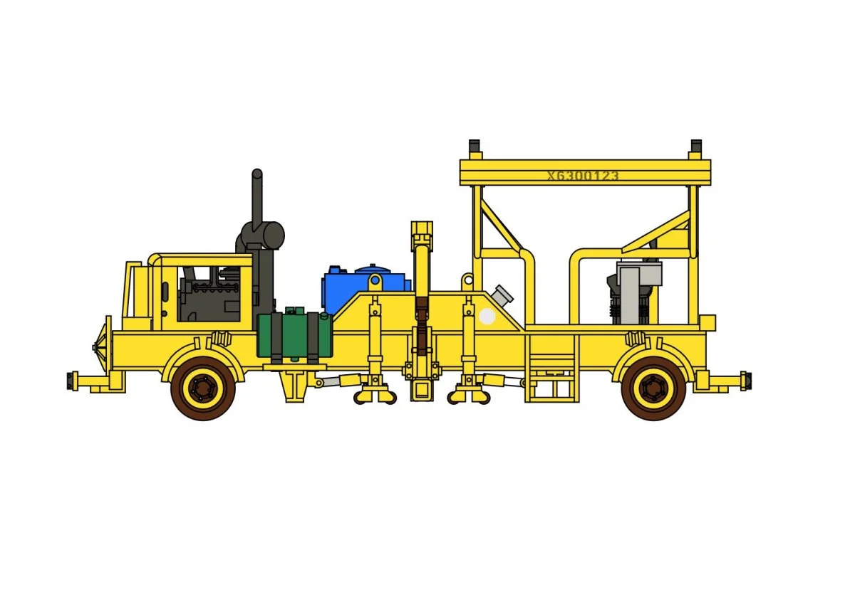 HO Scale TKO Tie Knock Out Machine Phase I Open Station - Silver Spike Designs