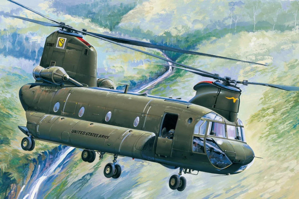 Hobby Boss 1/48 Hobby Boss CH-47A Chinook - 100% new tooling