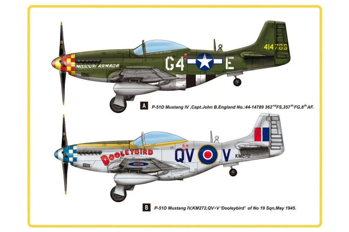 Hobby Boss 1/48 Hobby Boss Easy Assembly P-51D Mustang IV - HY85802