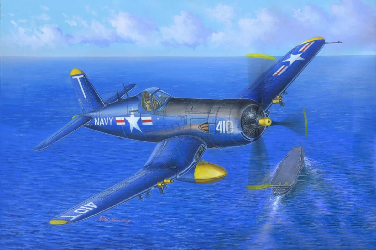 Hobby Boss 1/48 Hobby Boss F4U-5 Corsair - HY80389