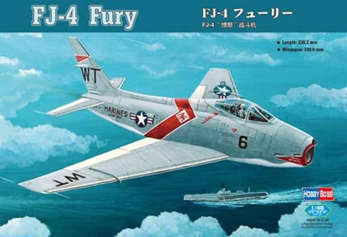 Hobby Boss 1/48 Hobby Boss FJ-4 Fury - HY80312