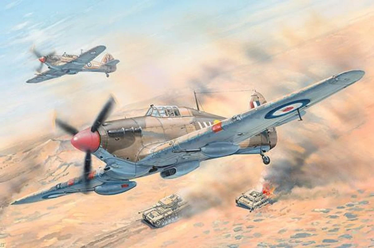 Hobby Boss 1/48 Hobby Boss Hurricane Mk.IID/TROP Plastic Model Kit