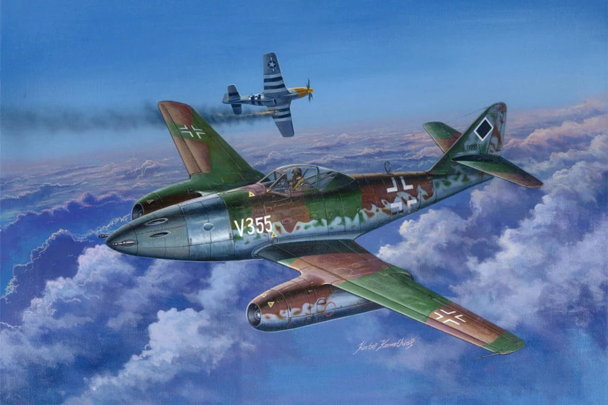 Hobby Boss 1/48 Hobby Boss Messerschmitt Me 262A-1a/U5 - HY80373