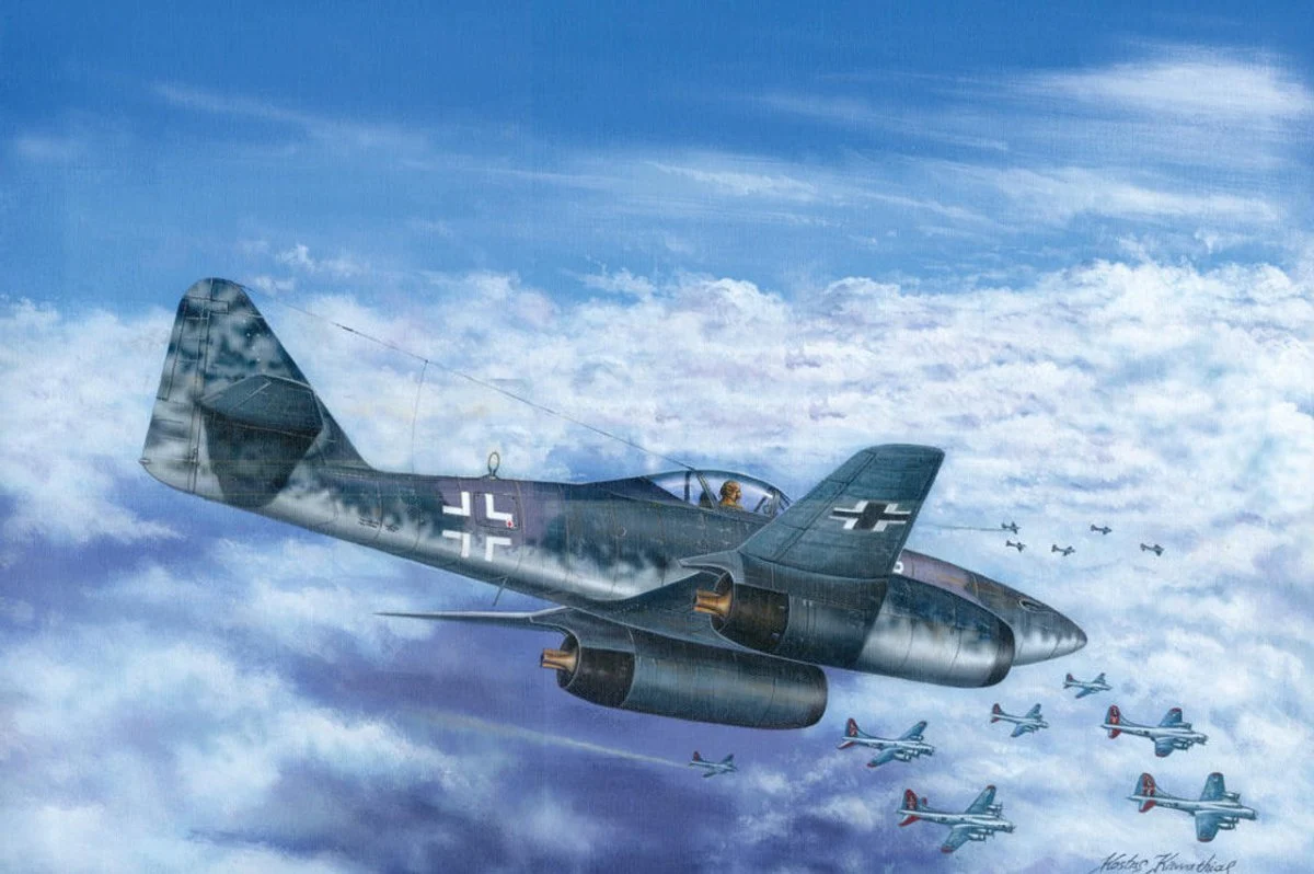 Hobby Boss 1/48 Hobby Boss Messerschmitt Me 262A-1b - HY80375