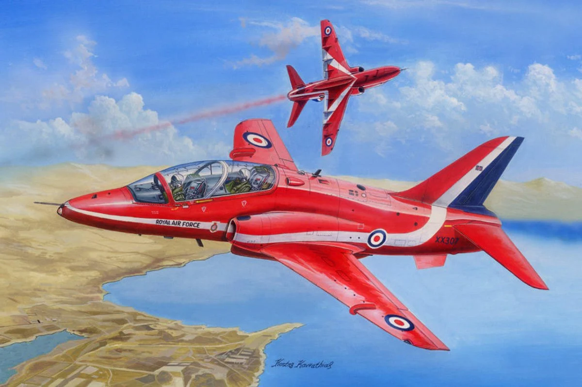 Hobby Boss 1/48 Hobby Boss Raf Red Arrows Hawk T Mk.1/1A - HY81738