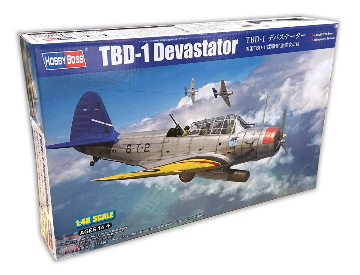 Hobby Boss 1/48 Hobby Boss TBD-1 Devastator Plastic Model Kit