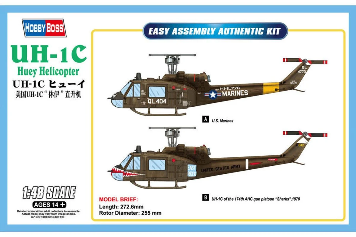 Hobby Boss 1/48 Hobby Boss UH-1C Huey