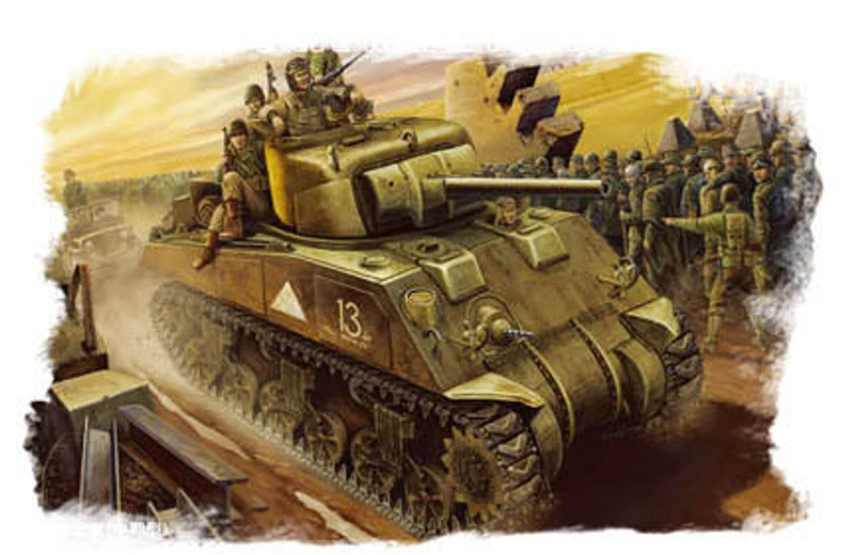 Hobby Boss 1/48 Hobby Boss US M4 Tank Mid-Production - HY84802