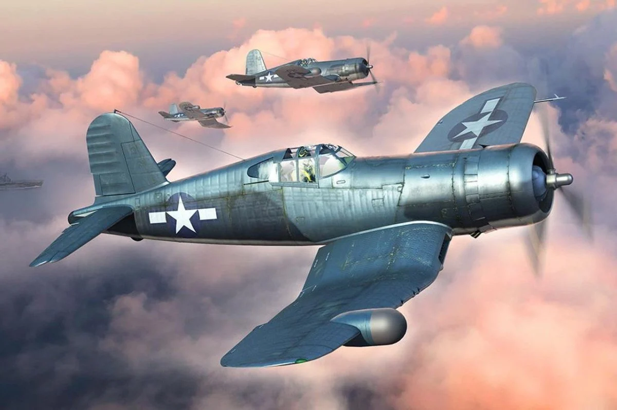 Hobby Boss 1/48 Hobbyboss F4U-2 Corsair Plastic Model Kit