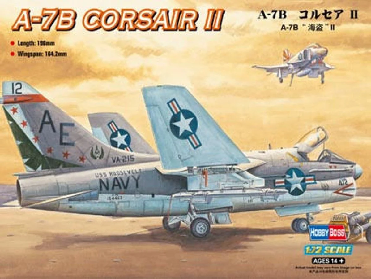 Hobby Boss 1/72 Hobby Boss A-7B Corsair II - HY87202