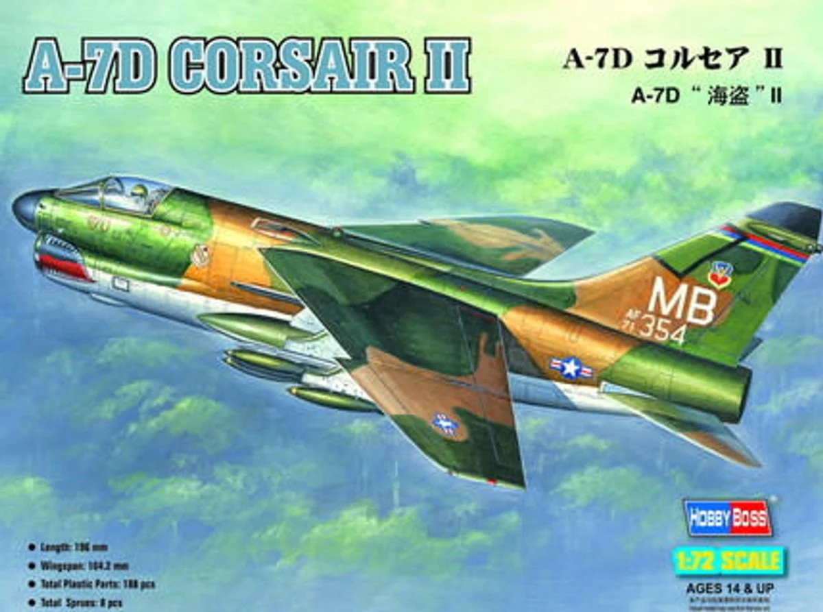 Hobby Boss 1/72 Hobby Boss A-7D Corsair II - HY87203