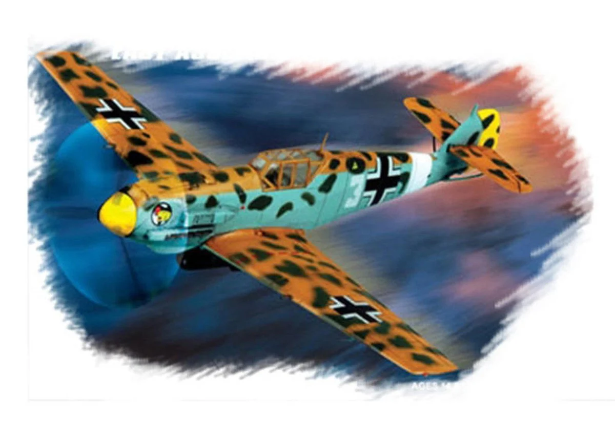Hobby Boss 1/72 Hobby Boss Bf 109E4/Trop Easy Assembly - HY80261
