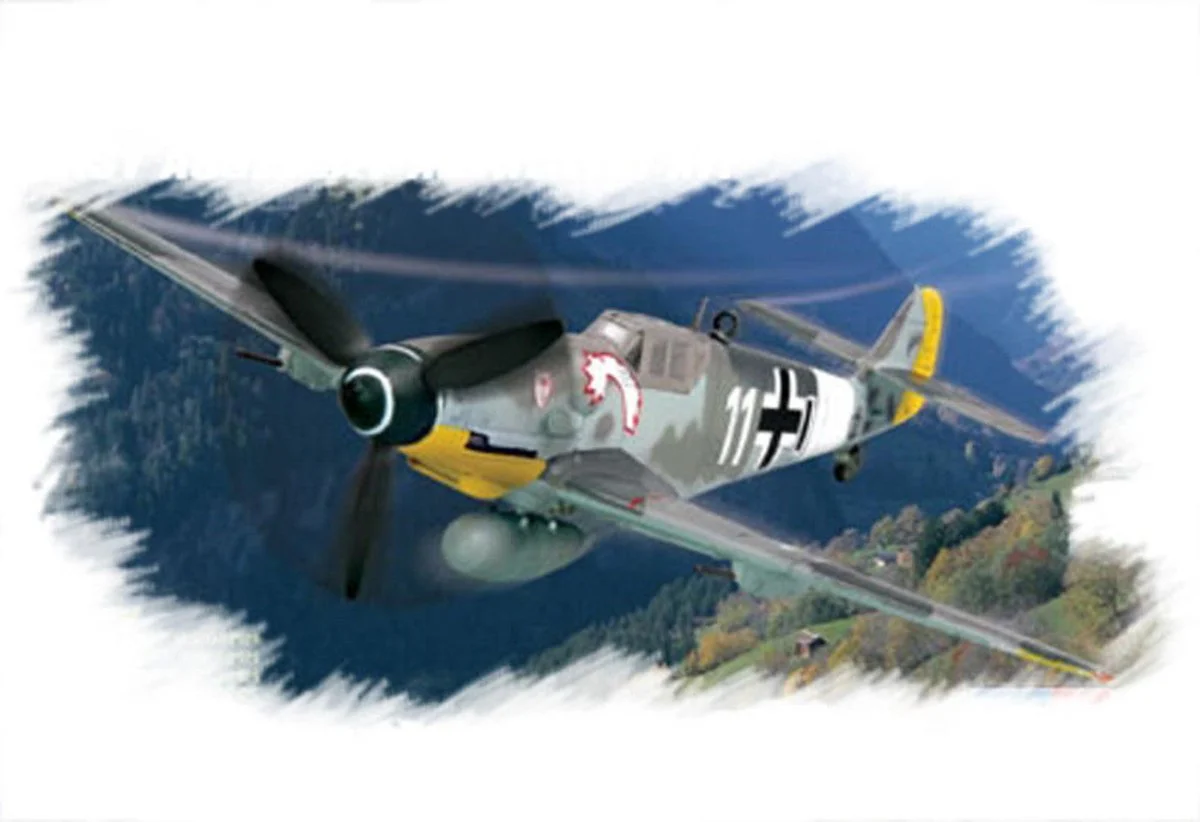 Hobby Boss 1/72 Hobby Boss Bf 109G-6 (Early) Easy Assembly - HY80225