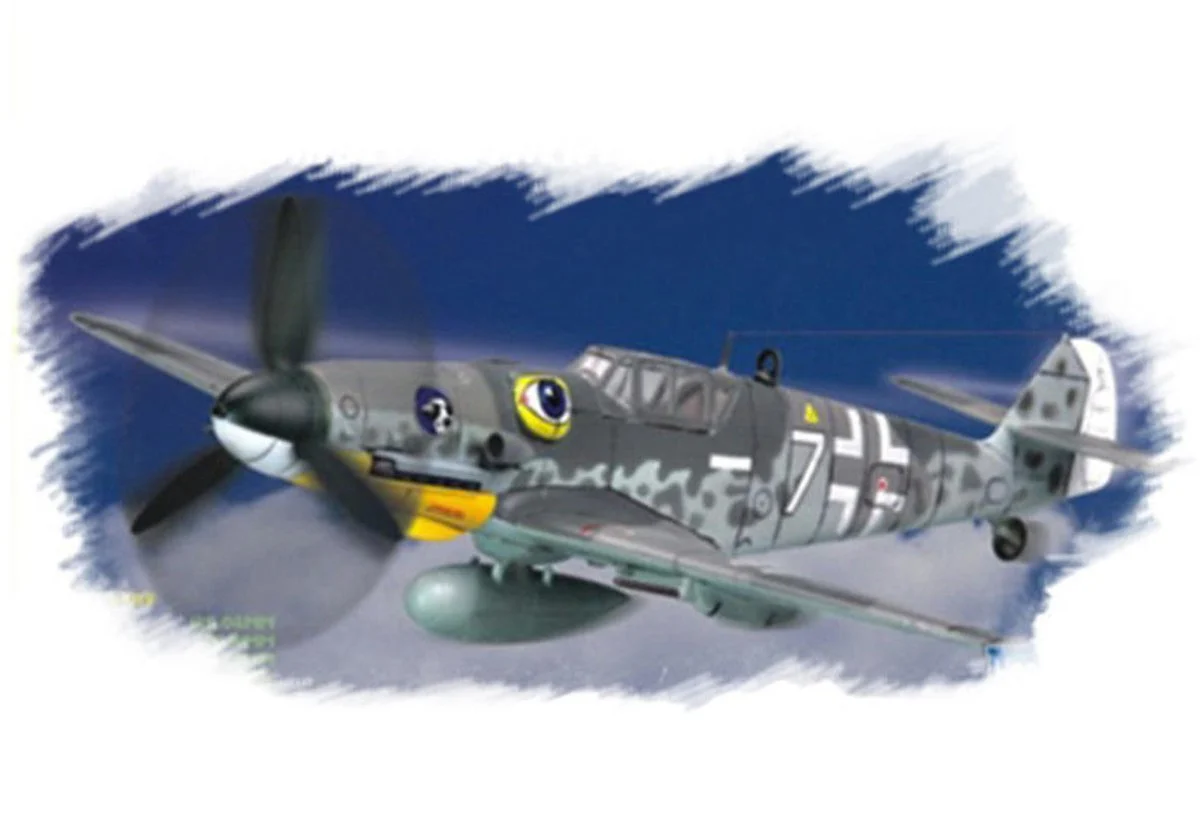 Hobby Boss 1/72 Hobby Boss Bf 109G-6 (Late) Easy Assembly - HY80226