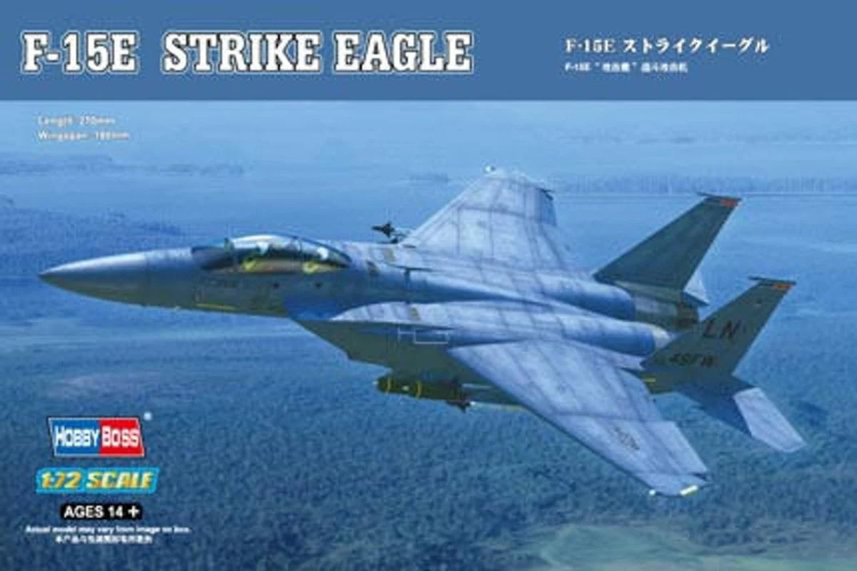Hobby Boss 1/72 Hobby Boss F-15E Strike Eagle Strike Fighter