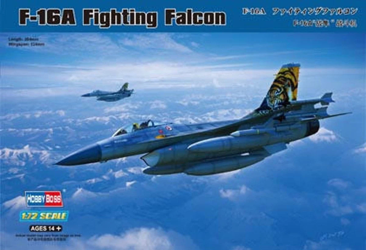 Hobby Boss 1/72 Hobby Boss F-16A Fighting Falcon - HY80272