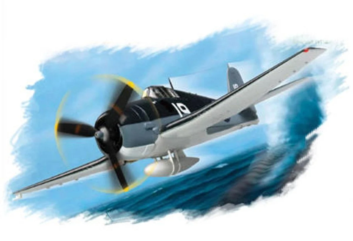Hobby Boss 1/72 Hobby Boss F6F-3 Hellcat Easy Assembly - HY80256
