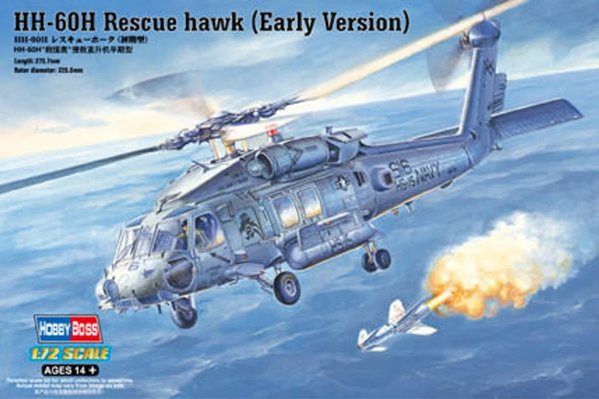 Hobby Boss 1/72 Hobby Boss HH-60H Rescue Hawk (Early Version) - HY87234
