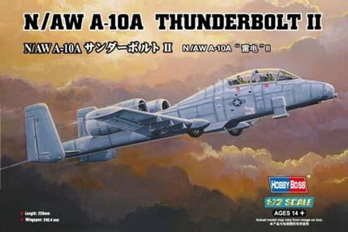 Hobby Boss 1/72 Hobby Boss N/AW A-10A Thunderbolt II - HY80267