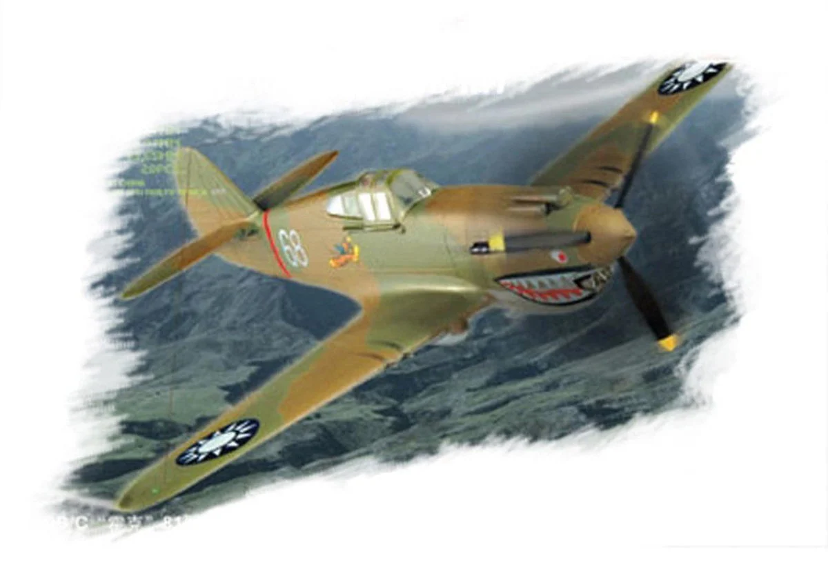 Hobby Boss 1/72 Hobby Boss P-40B/C Hawk-81 Easy Assembly Plastic Model Kit