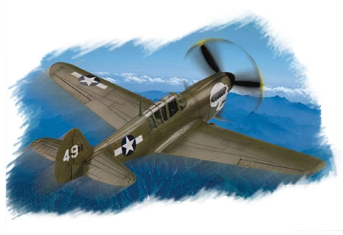 Hobby Boss 1/72 Hobby Boss P-40N Warhawk Easy Assembly - HY80252