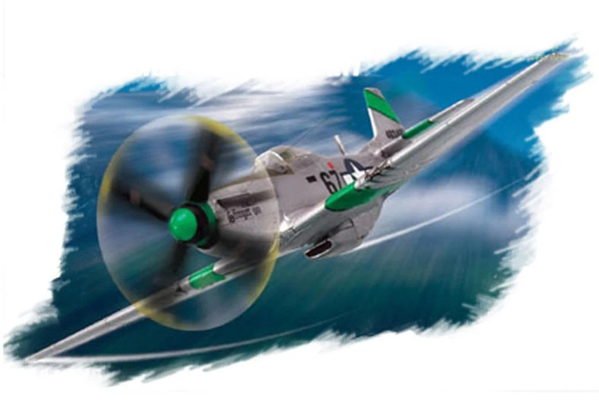 Hobby Boss 1/72 Hobby Boss P-51D Mustang IV Easy Assembly - HY80230