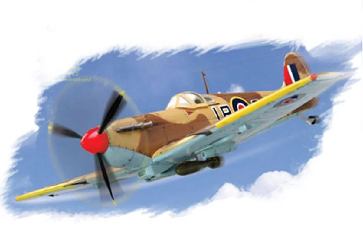 Hobby Boss 1/72 Hobby Boss Spitfire Mk.Vb/Trop Easy Assembly - HY80214