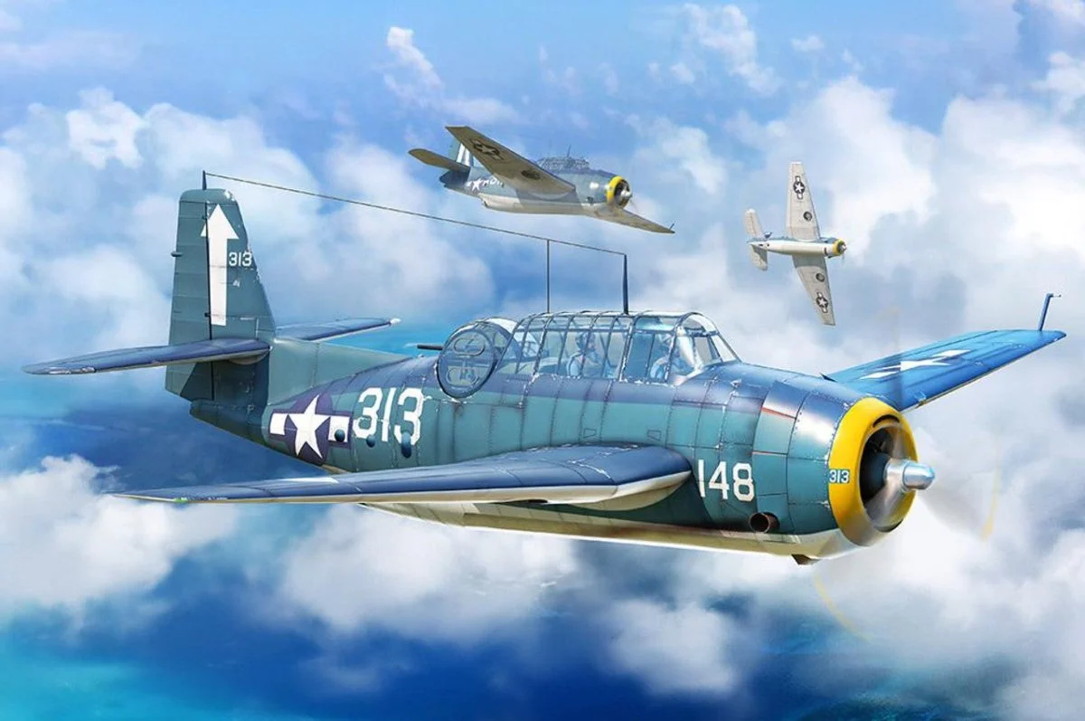 Hobby Boss 1/72 Hobby Boss TBM-3 Avenger Plastic Model Kit